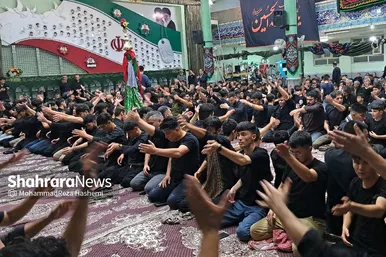 عکس‌هایی از مراسم علم‌کِشی مهاجران افغانستانی در مشهد (۲۳ تیرماه ۱۴۰۳)