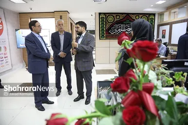 بازدید جمعی از مسئولین شهری و استانی مشهدمقدس از موسسه فرهنگی شهرآرا (۴) (۱۷ مرداد ۱۴۰۳)