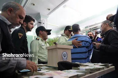 بازگشت سارق مسلح بانک سپه شعبه سعدآباد مشهد به محل سرقت