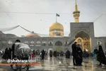 اولین برف پاییزی در مشهد