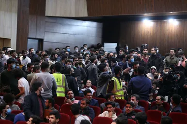 حضور سخنگوی دولت در جمع دانشجویان دانشگاه فردوسی مشهد