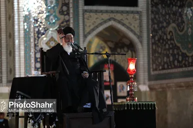 مراسم احیاء شب ۱۹ ماه مبارک رمضان در حرم مطهر رضوی