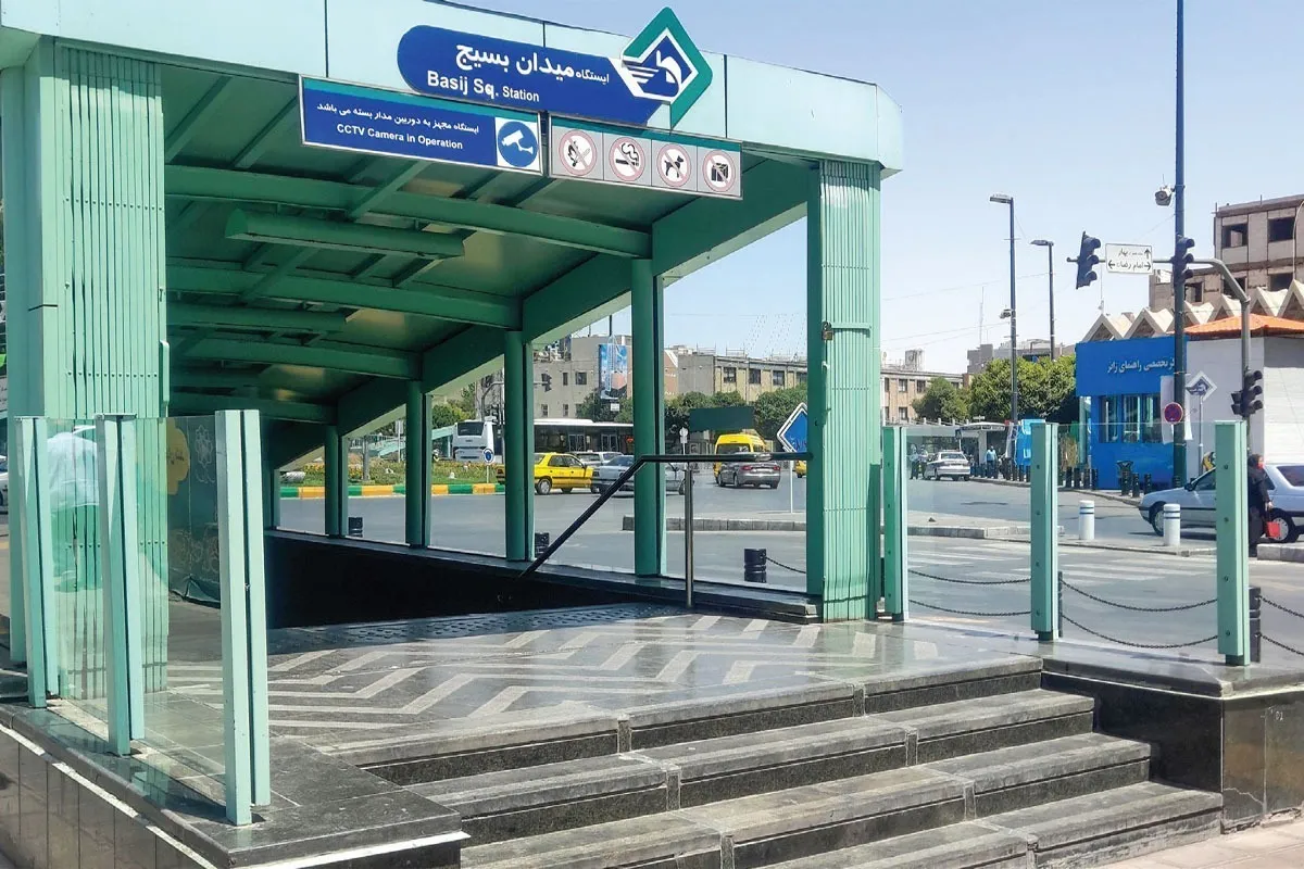 ایستگاه بسیج خط سه قطار شهری مشهد در مراحل پایانی