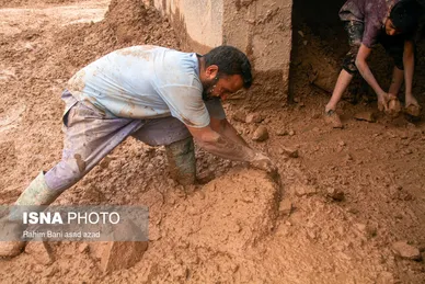خسارات سیل در روستاهای کرمان