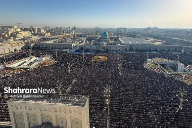 گزارش تصویری | نماز عید فطر در حرم امام‌رضا(ع)