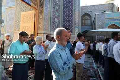نماز عید سعید قربان در حرم مطهر رضوی (۲۸ خرداد ۱۴۰۳)