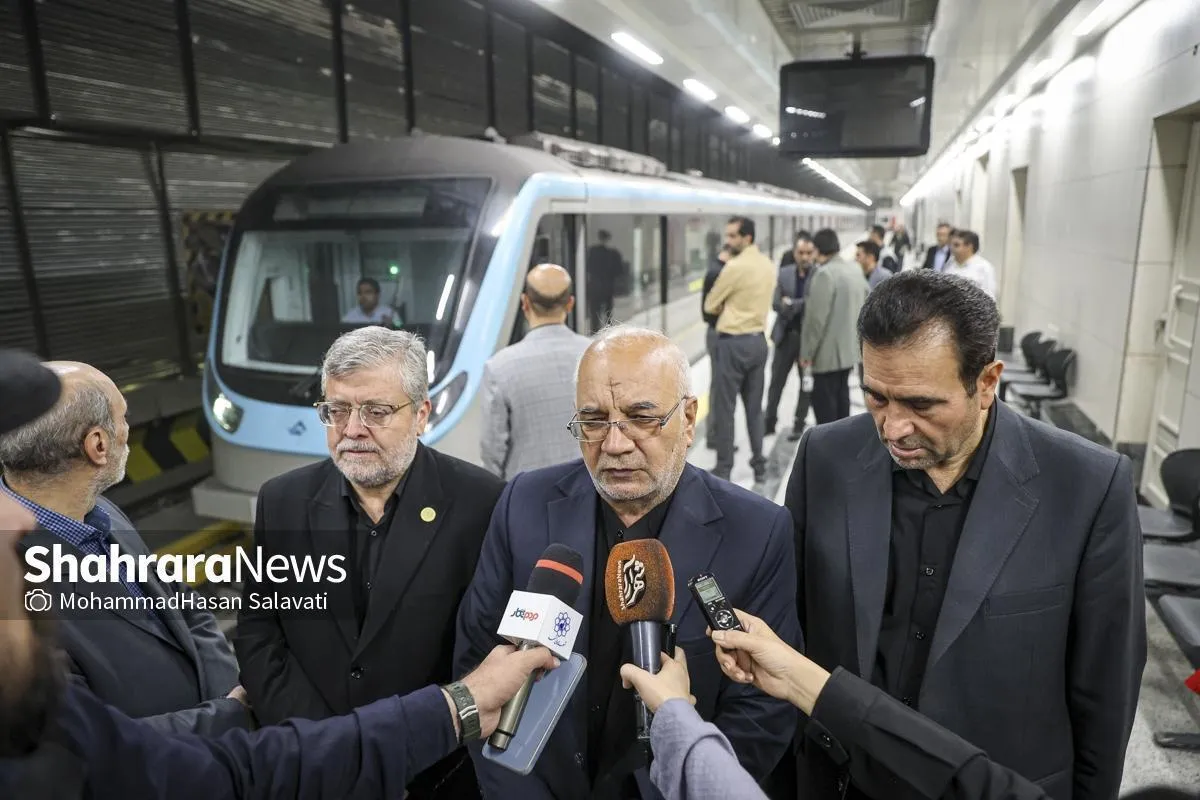 رئیس شورای اسلامی شهر مشهد مقدس: ایستگاه بسیج خط سه مترو یک سال زودتر به بهره‌برداری رسید