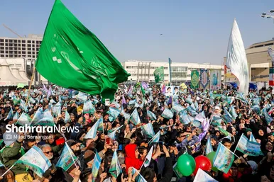 گزارش تصویری | اجتماع عظیم منتظران ظهور در مشهد (۲۶ بهمن ۱۴۰۳)
