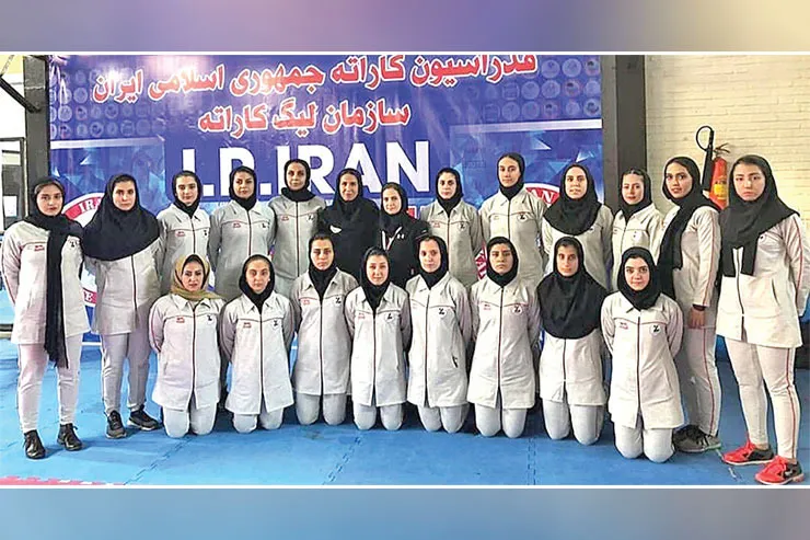طلا و برنز سوپرلیگ برای دختران کاراته‌کای مشهد