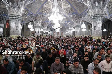 مراسم مناجات شب‌های ماه مبارک رمضان در حرم مطهر رضوی