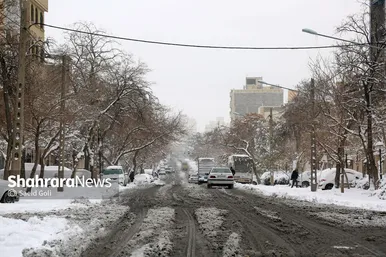 گزارش تصویری | بارش برف در مشهد