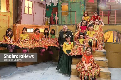گزارش تصویری | بازدید شهردار مشهد از پشت‌صحنه فیلم سینمایی «کاکا لوتی»