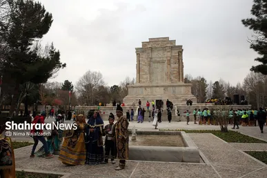 آیین نوروزگاه در آرامگاه حکیم ابوالقاسم فردوسی