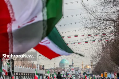 راهپیمایی خودرویی ۲۲ بهمن در مشهد