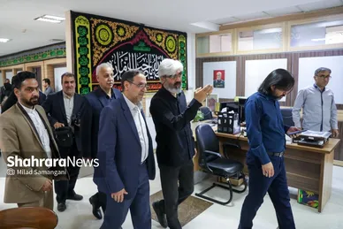 گزارش تصویری | بازدید مدیران استانی و شهری از روزنامه شهرآرا به مناسبت روز خبرنگار - ۳