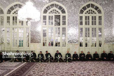 آیین جاروکشی حرم مطهر رضوی