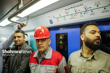 آغاز عملیات تست نهایی مسیر و ایستگاه‌های فاز یک خط سه مترو مشهد