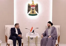 معاون عراقچی با عمار حکیم در عراق دیدار کرد