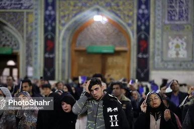 عکس| مراسم احیاء شب نوزدهم ماه رمضان در حرم مطهر رضوی (۱۱ فروردین ۱۴۰۳)