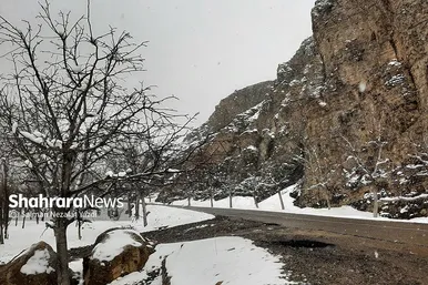 طبیعت زمستانی روستای آبقد