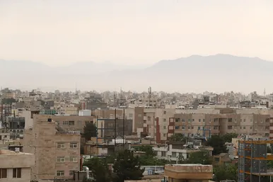 گرد و خاک صبحگاهی در مشهد