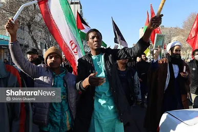 گزارش تصویری | مراسم تشییع پیکر شهدای مدافع امنیت در مشهد (۲۲ دی ۱۴۰۴) - ۴
