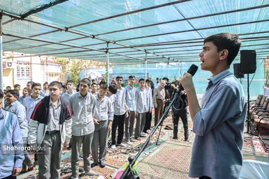 گزارش تصویری | آیین نواخته شدن زنگ نماز اول مهر