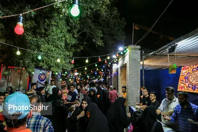 حال و هوای شهر مشهد در شب عید غدیر خم