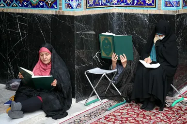 ترتیل خوانی قرآن کریم در مسجد گوهرشاد حرم مطهر رضوی