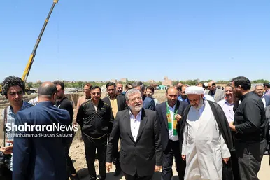 عکس‌هایی از آغاز عملیات اجرایی و افتتاح ۳۳ پروژه شهری در منطقه ۳ شهرداری مشهد