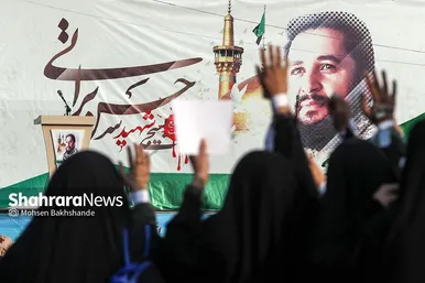 تشییع پیکر شهید مدافع امنیت «حسن براتی» در مشهد