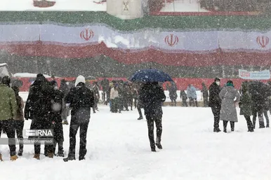 ایران زیباست | بارش برف در رشت