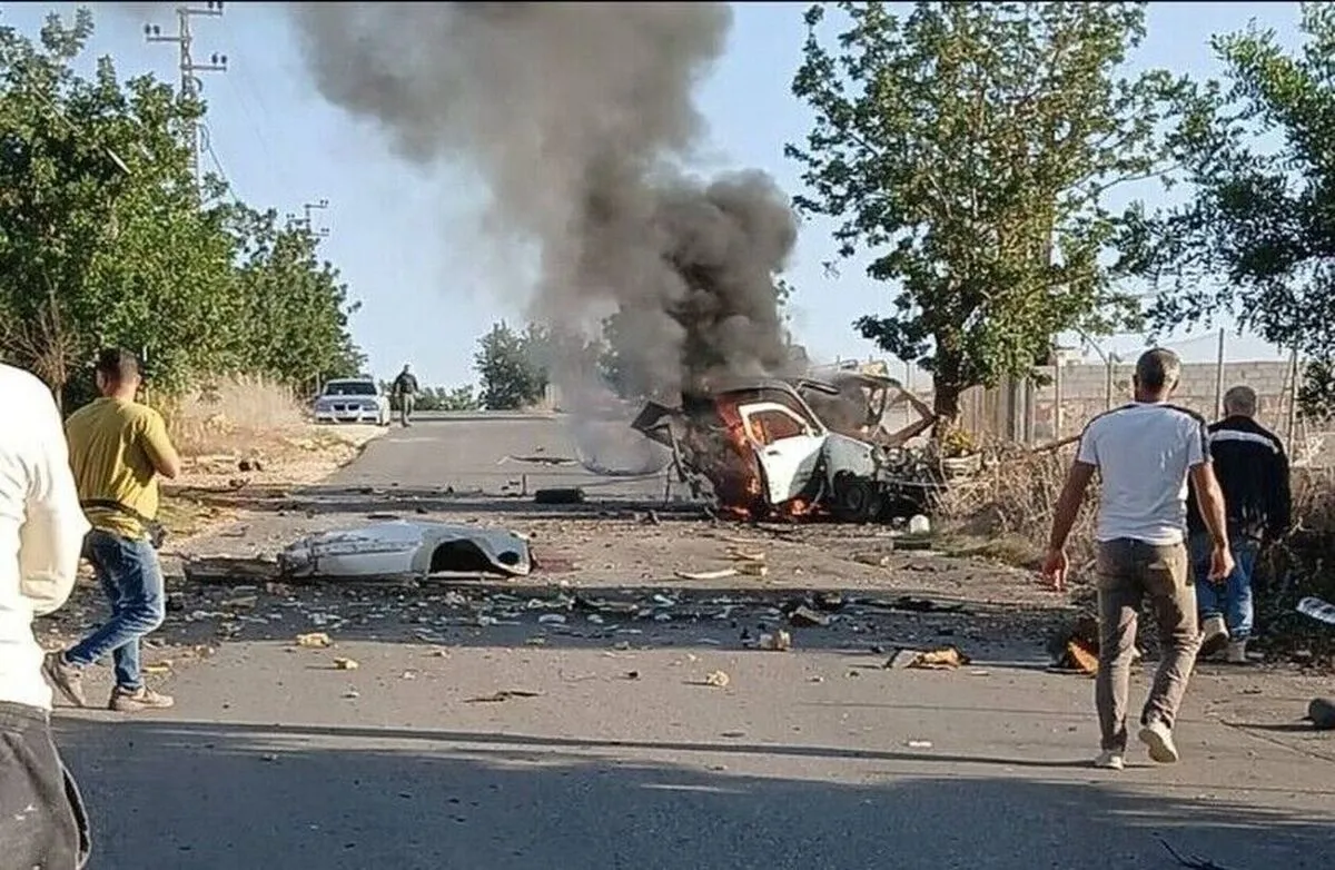 حمله پهپادی رژیم صهیونیستی به اطراف صیدا در جنوب لبنان (یکم دی ماه ۱۴۰۴)