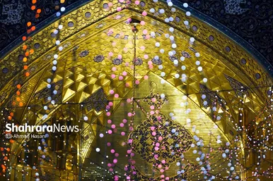 حال و هوای حرم مطهر رضوی در شب میلاد امام رضا(ع)