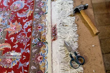 رفوگری و پرداخت قالی هنری فراموش شده