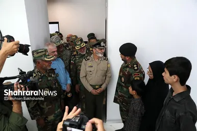 مراسم بهره برداری از طرح ۸۸۸ واحدی منازل سازمانی ارتش در مشهد