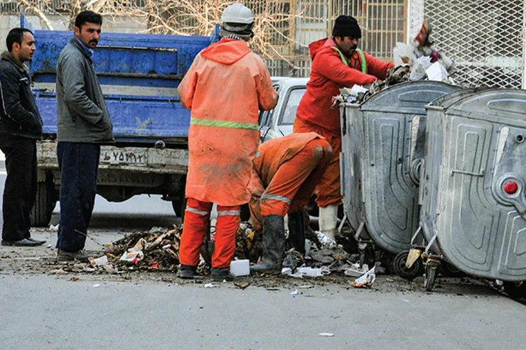 جمع‌آوری ۲۰۰ تن زباله در روز