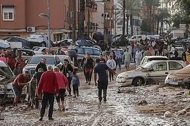 عکس‌هایی از سیل ویرانگر در اسپانیا - ۲