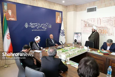 بازدید رئیس مجلس از پروژه مجتمع تربیتی آموزشی حضرت مهدی (عج) مشهد