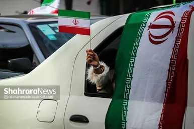 راهپیمایی خودرویی ۲۲ بهمن در مشهد - ۲