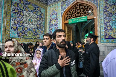 تحویل سال ۱۴۰۳ در حرم مطهر امام رضا (ع) و خیابان‌های منتهی به حرم