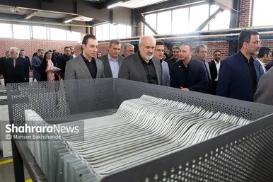 مراسم افتتاح چند طرح صنعتی و کارخانجات تولیدی در مشهد