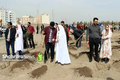 مراسم روز درختکاری در مشهد