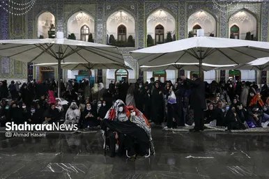 مراسم احیای شب بیست و یکم ماه رمضان در حرم مطهر رضوی‎‎