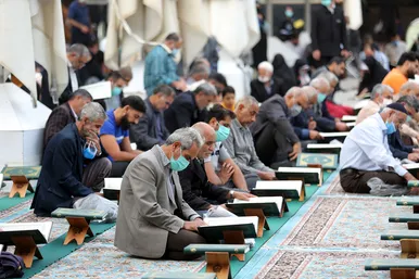 ترتیل خوانی قرآن کریم در مسجد گوهرشاد حرم مطهر رضوی