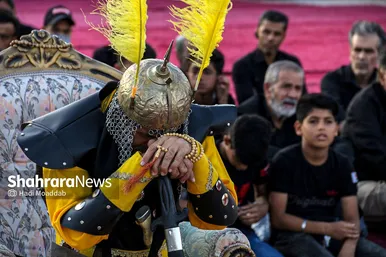 آیین خیمه سوزان عصر عاشورا در مشهد