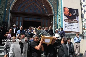 تشییع پیکر مرحوم &laquo;مهدی صباغی&raquo;