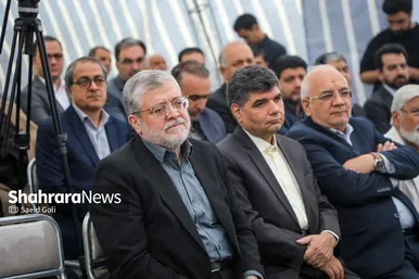 گزارش تصویری | آغاز عملیات اجرایی بزرگراه سیدالشهدا و بازدید از تصفیه‌خانه پرکندآباد با حضور استاندار خراسان رضوی