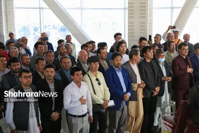 عکس‌هایی از گرامیداشت روز جهانی «فرهنگ هزاره‌ای» در مشهد