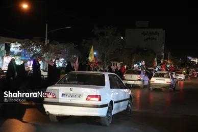 گزارش تصویری | برگزاری رزمایش مردمی تونل پرچم و زنجیره انسانی ۶ کیلومتری در مشهد